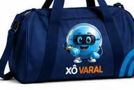 Bolsa de Academia Xô Varal — versão Clocky