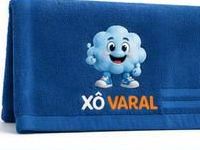 Toalha de Banho Xô Varal — versão Nuvem