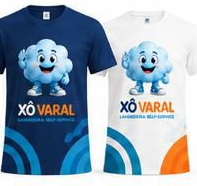 Camiseta Xô Varal — versão Nuvem