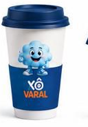 Copo de Café Xô Varal — versão Nuvem