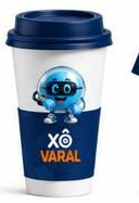 Copo de Café Xô Varal — versão Clocky