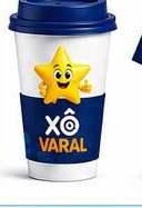 Copo de Café Xô Varal — versão Luma